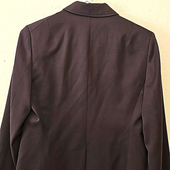 J. Crew super 120’s blazer, black, EUC size 6P - Picture 4 of 9